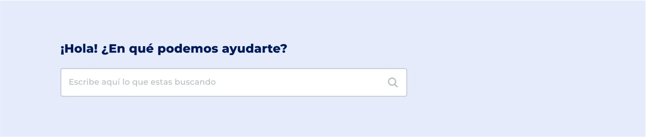 Componente Buscador - Variante 1 - Versión Desktop