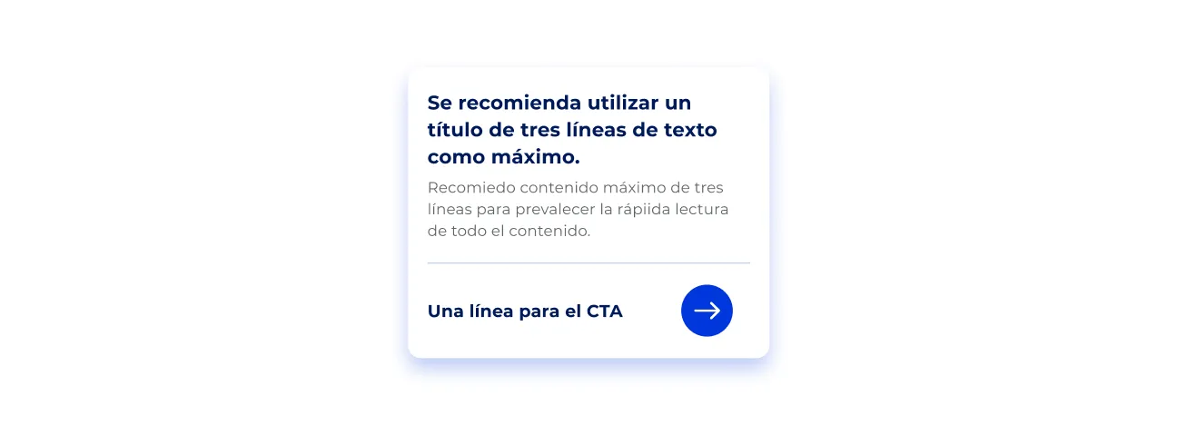 Componente Cards de Información - Variante 1 - Versión Desktop