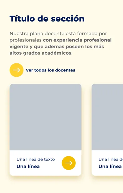 Componente Carrusel - Variante 1 - Versión Mobile