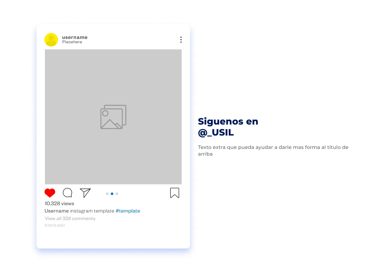 Componente Embed Instagram - Variante 1 - Versión Desktop