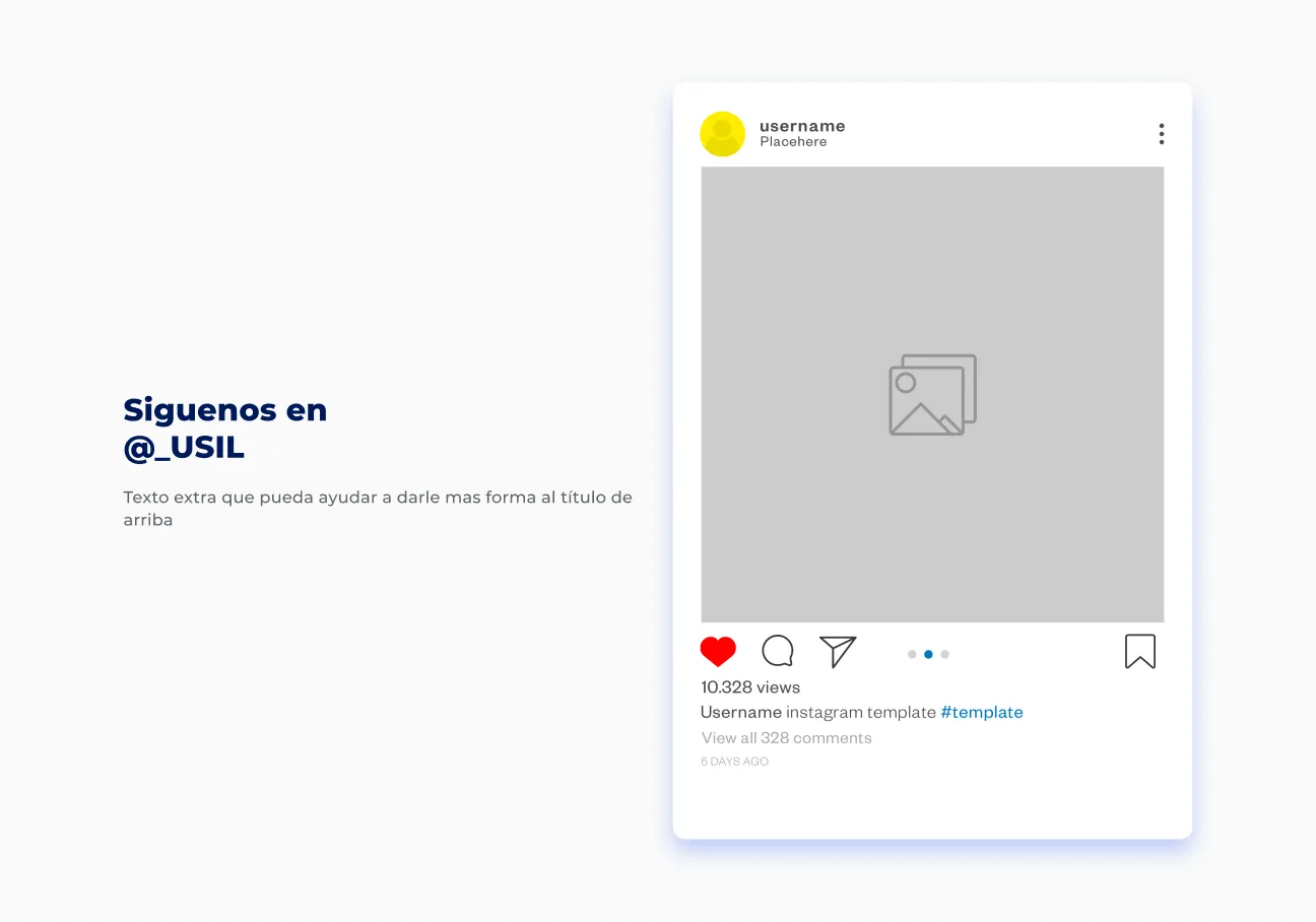Componente Embed Instagram - Variante 2 - Versión Desktop