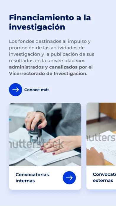 Componente Grilla de Cards - Variante 2 - Versión Mobile