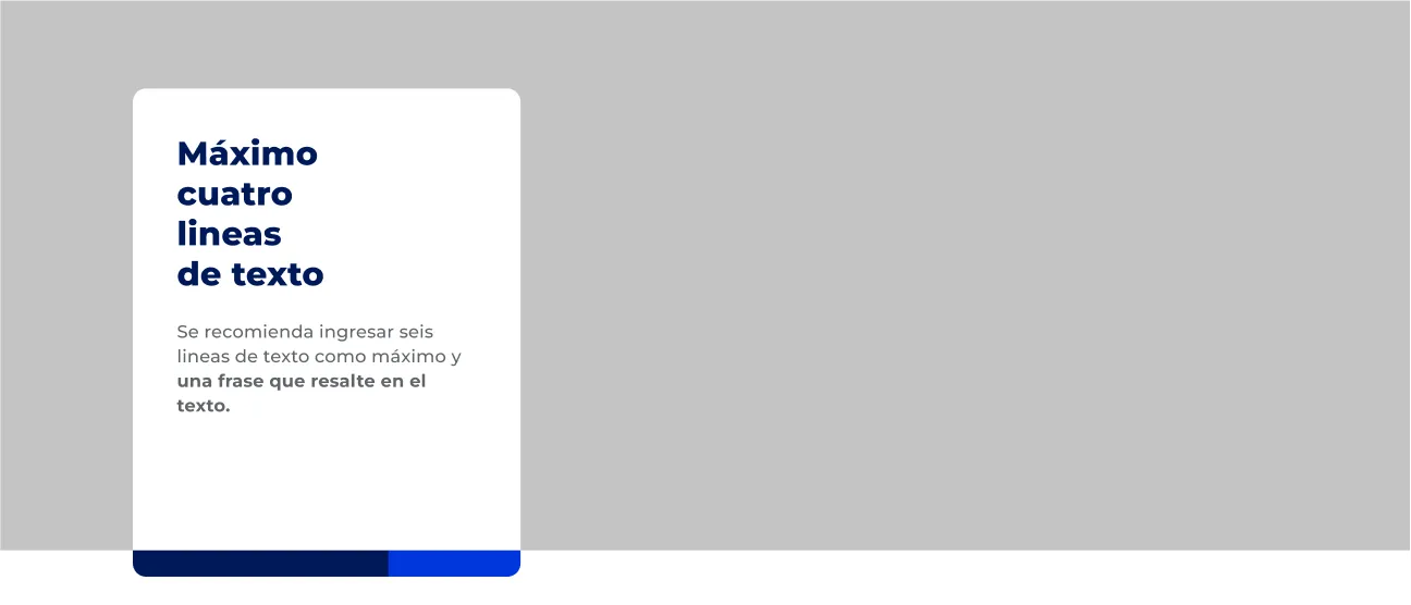 Componente Introducción - Variante 2 - Versión Desktop