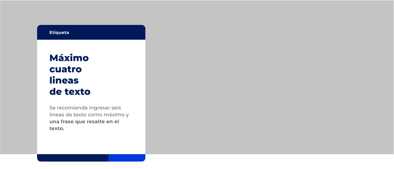 Componente Introducción - Variante 3 - Versión Desktop