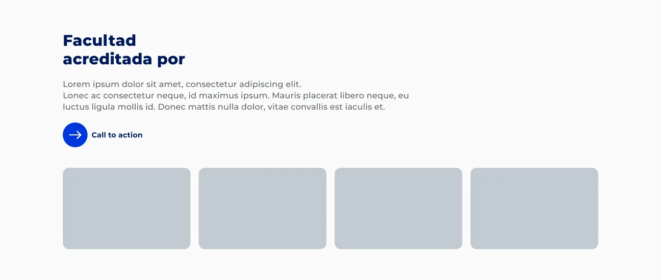 Componente Logos Grillas de Cuatro - Variante 7 - Versión Desktop