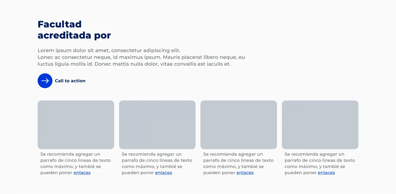Componente Logos Grillas de Cuatro - Variante 9 - Versión Desktop