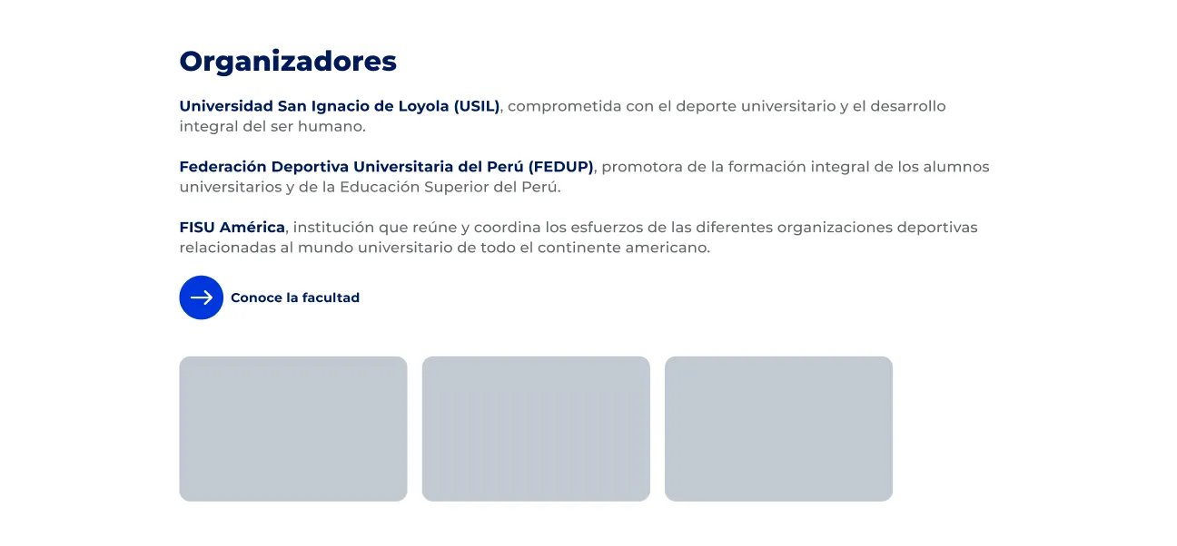 Componente Logos Grillas de Tres - Variante 1 - Versión Desktop