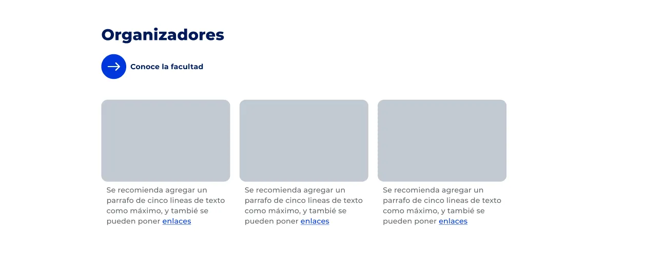 Componente Logos Grillas de Tres - Variante 5 - Versión Desktop
