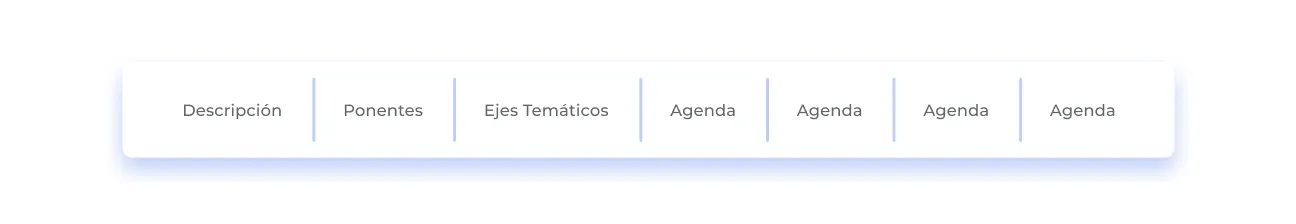 Componente Menú Flotante - Variante 2 - Versión Desktop