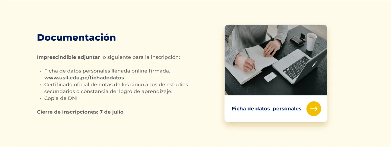 Componente Resumen un Card - Variante 1 - Versión Desktop