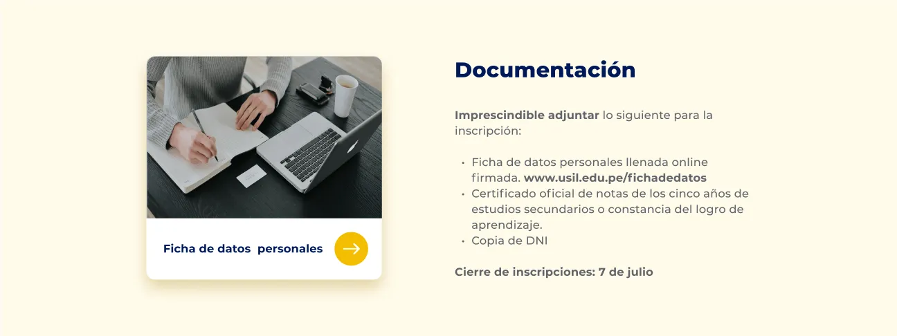 Componente Resumen un Card - Variante 2 - Versión Desktop