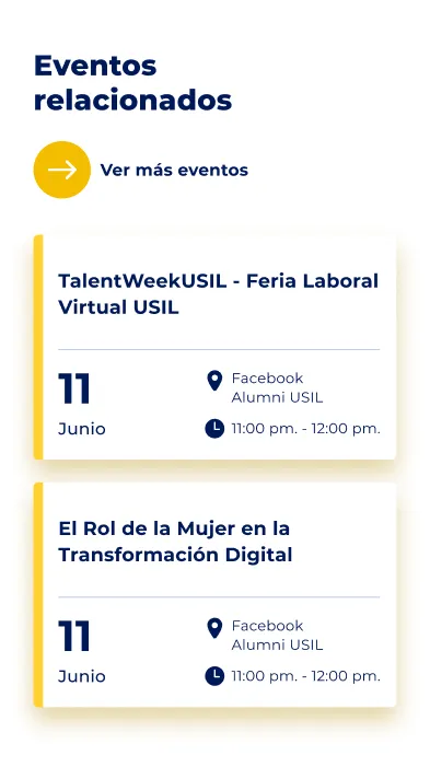 Componente Resumen de Eventos - Variante 3 - Versión Mobile