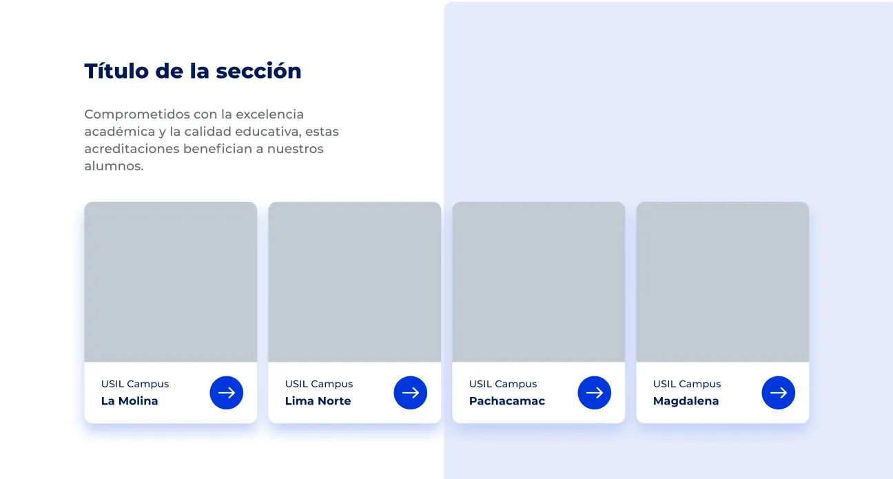 Componente Tarjetas - Variante 2 - Versión Desktop