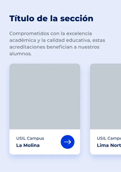 Componente Tarjetas - Variante 2 - Versión Mobile