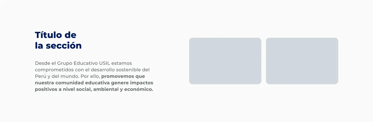 Componente Título con Fotos Descritas - Variante 3 - Versión Desktop