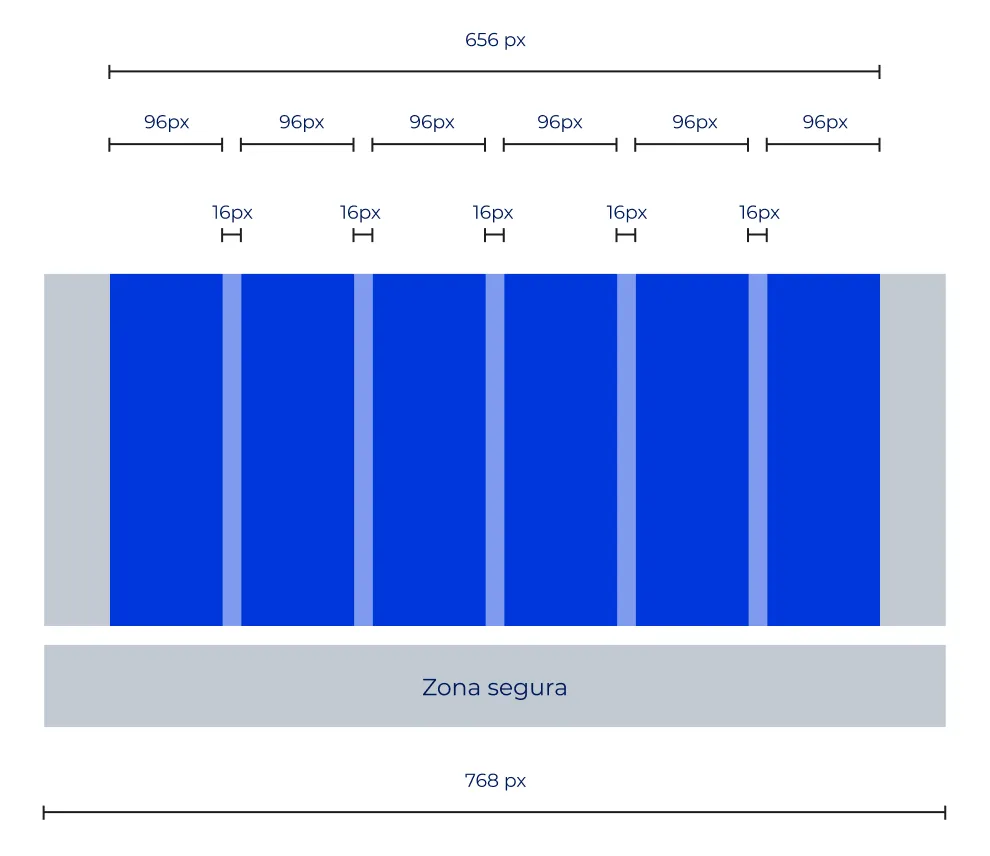 Grilla tablet vertical